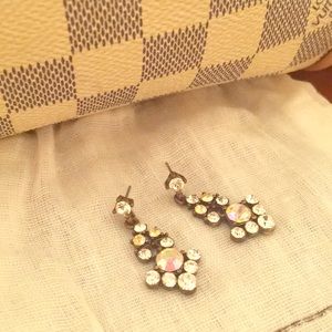 J CREW RHINESTONE DROP EARRINGS🌸🎀✨